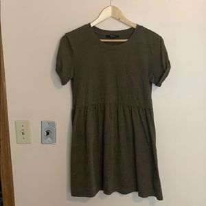 Forest Green Flowy Tunic/Dress